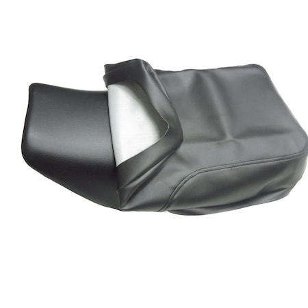 Wide Open Black Vinyl Seat Cover For Yamaha YFM550 Grizzly  09-11